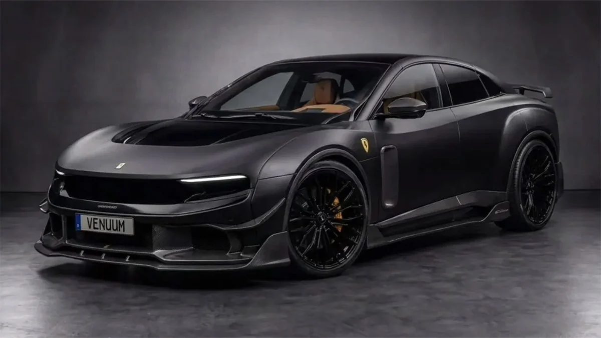 Imaginan un Ferrari Luce con más carácter "Cavallino Rampante": Venuum es el primero en intentarlo sin mucho éxito