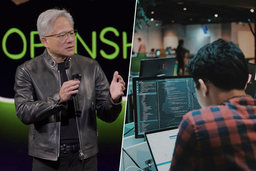 Jensen Huang, CEO de Nvidia: "La gente habla de la IA eliminando trabajos. Es una completa tontería: ese están contratando más ingenieros"