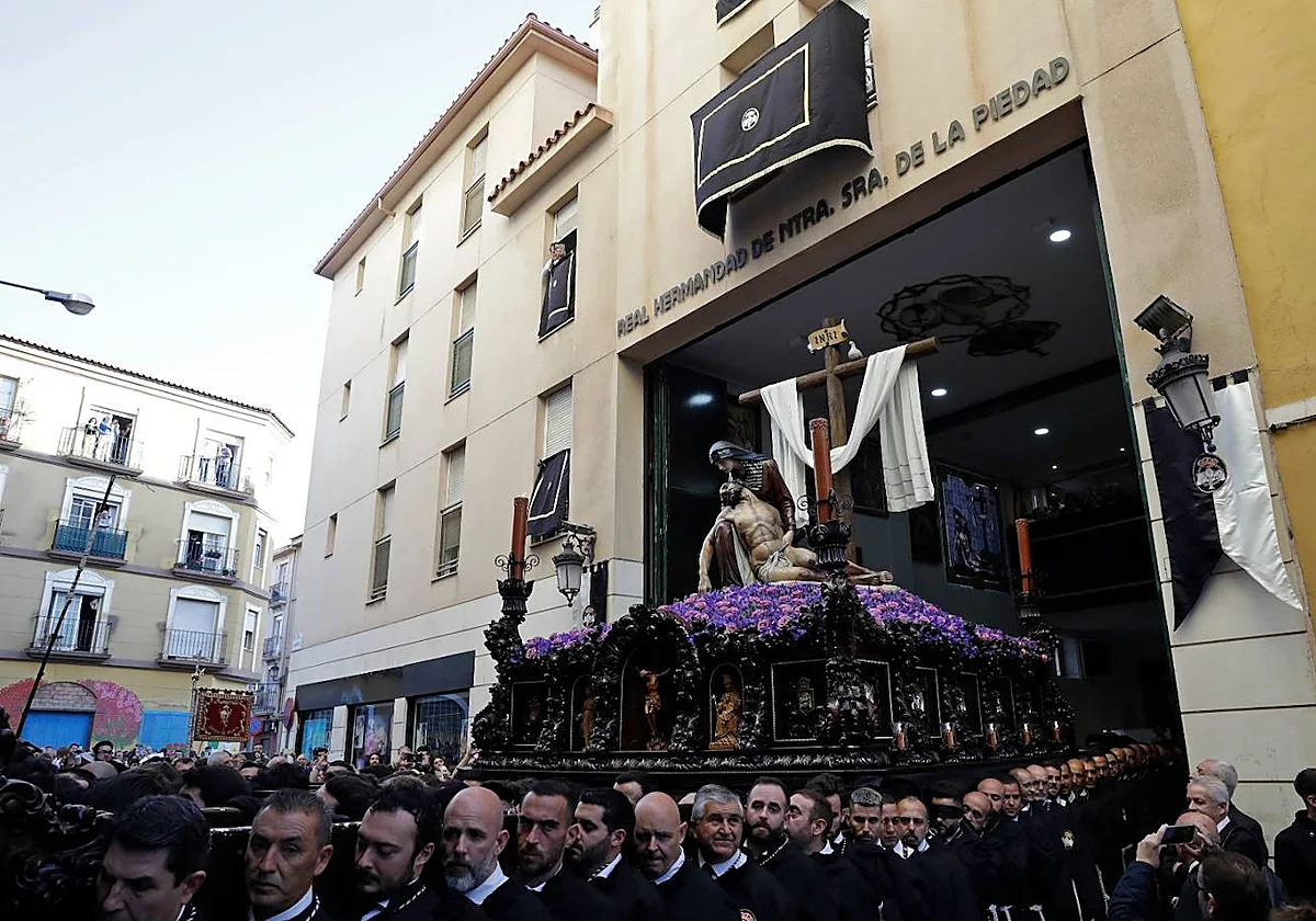 La Hermandad de la Piedad de Málaga celebrará una procesión extraordinaria por su centenario: esta es la fecha