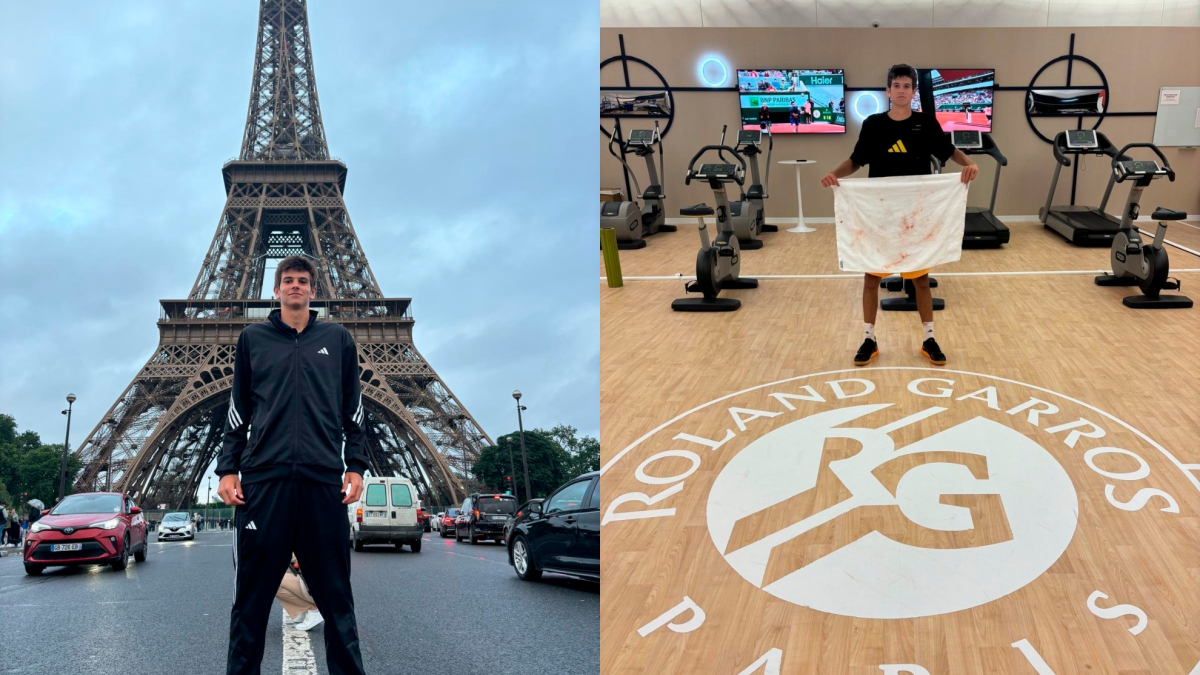 Rafa Jódar, del garaje a la Philippe Chatrier de Roland Garros