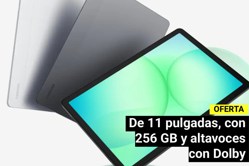 Buena, bonita y barata: esta tablet Samsung de 11 pulgadas viene con 256 GB y sonido Dolby