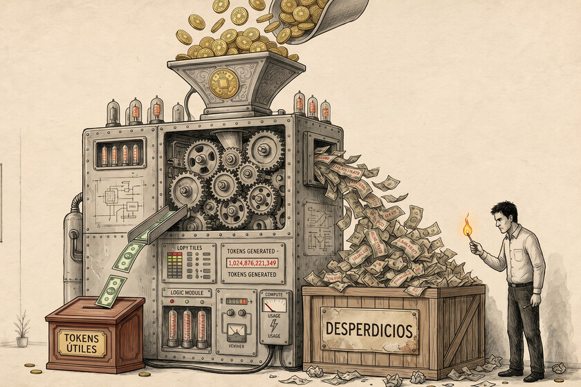 El problema no es gastar muchos tokens, es que la mayoría se están desperdiciando