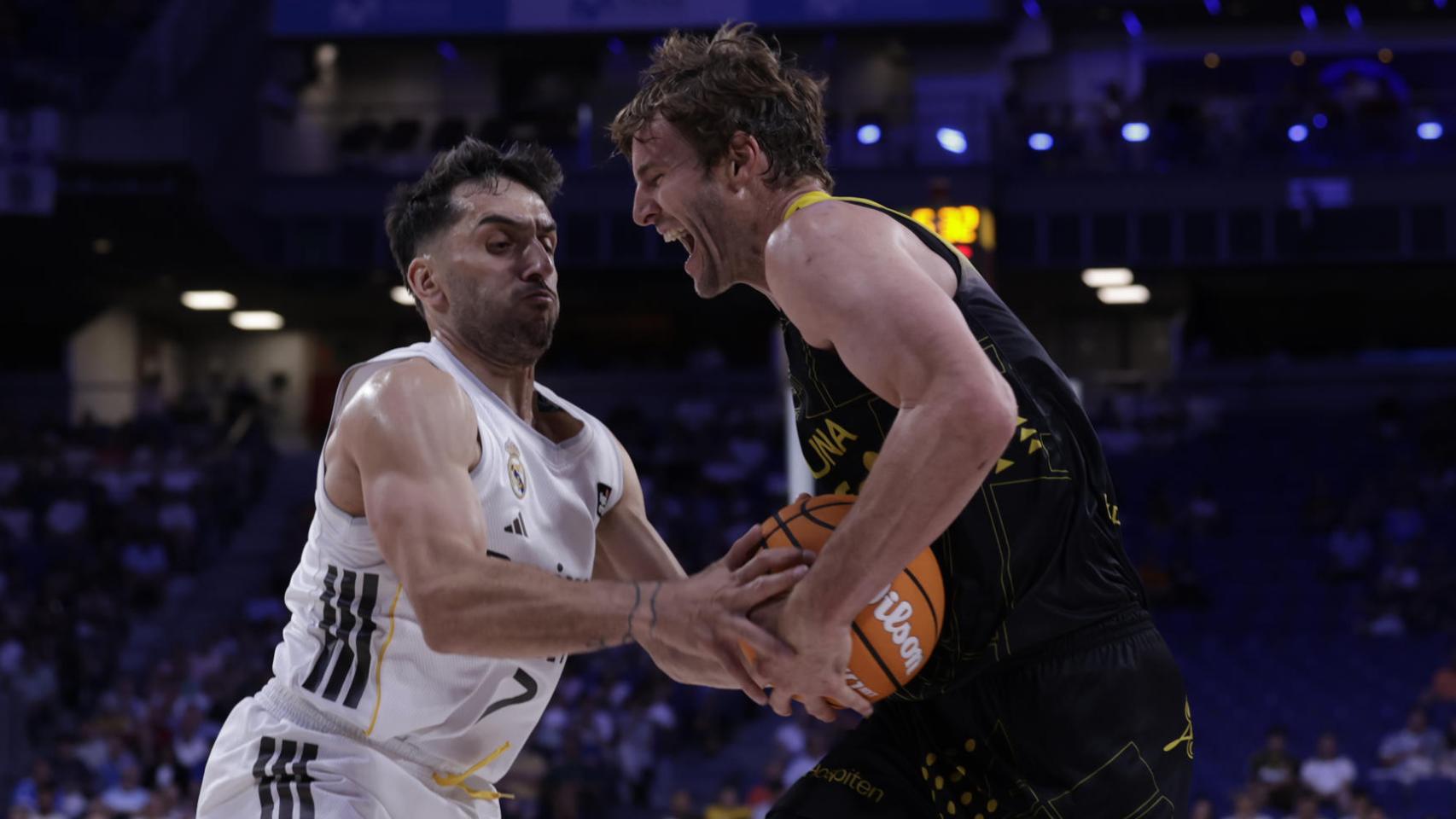 El Tenerife asalta el Movistar Arena con una remontada épica y deja al Real Madrid al borde del alambre en la Liga Endesa