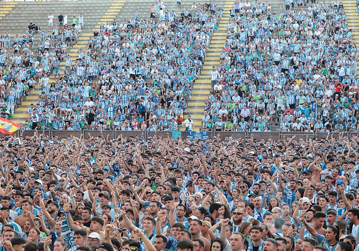 LaLiga rechaza la petición del Ayuntamiento para ver los 'play-off' del Málaga en pantallas gigantes