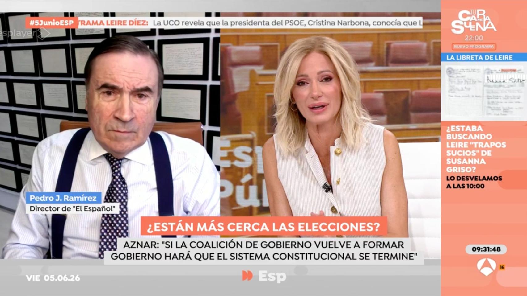 Pedro J.: "Si el futuro del PSOE le importara a Sánchez, dimitiría para que un nuevo candidato se presentara a las elecciones"