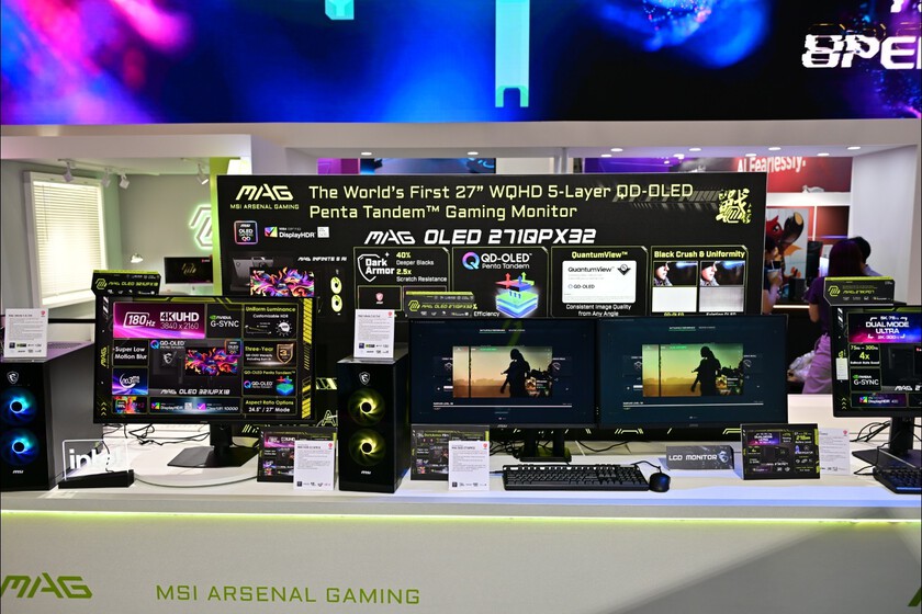 Ya es oficial: así es el primer monitor QD-OLED con triple resolución del mundo de MSI. Y no ha llegado solo