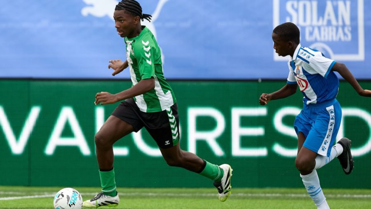 El muro verde y blanco que llegó de Camerún