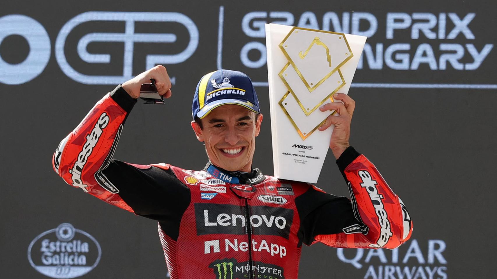 Marc Márquez es centenario: conquista su victoria número 100 en Hungría e inicia su remontada hacia el título