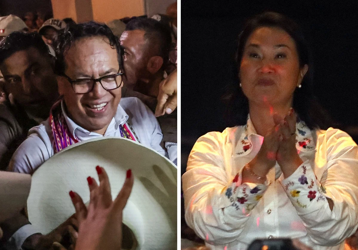 Sánchez y Fujimori pelean cada voto en las elecciones a la Presidencia de Perú