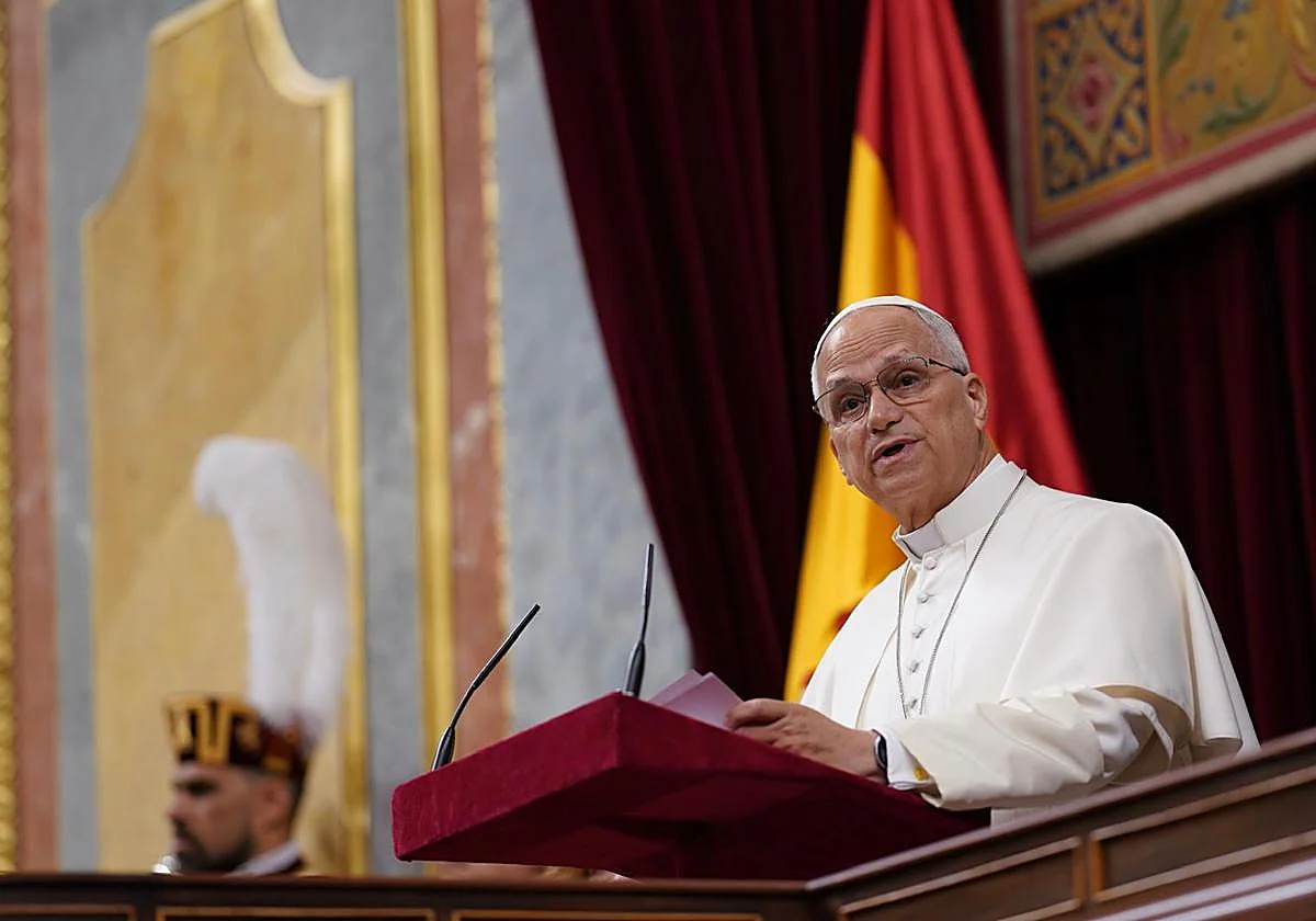 Lee el discurso completo del Papa León XIV en el Congreso de los Diputados