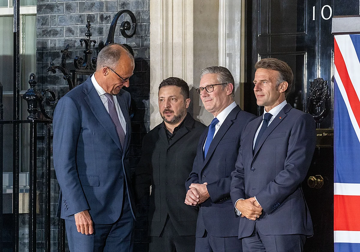 Alemania, el Reino Unido y Francia fijan las bases para hablar con Putin