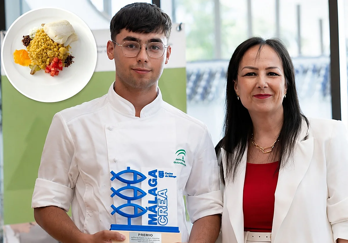 Un joven cocinero de Torrox gana 'Málaga Crea' con unas migas de vanguardia