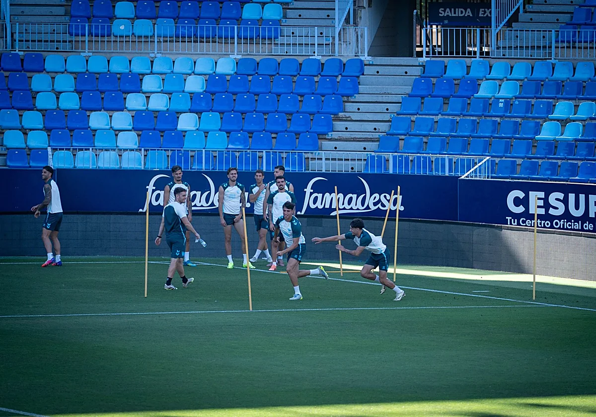 Galilea, ausente en el entrenamiento tras el partido ante Las Palmas