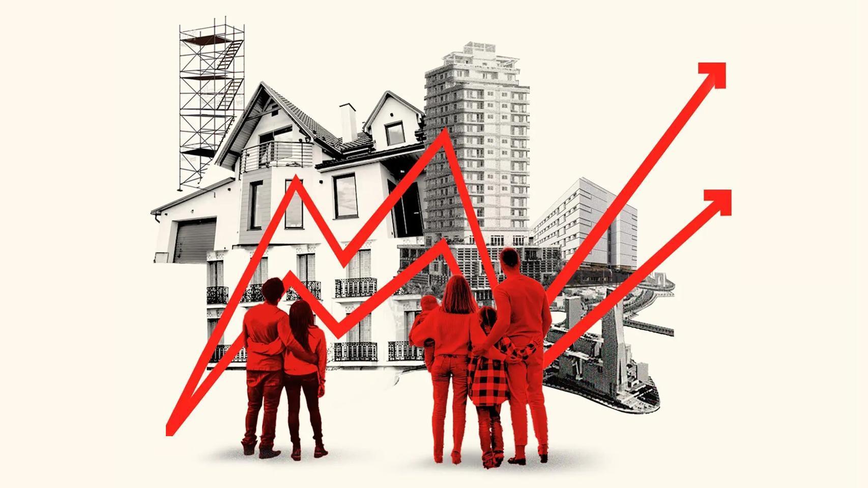 El precio de la vivienda se ralentiza en Madrid y Cataluña pero 'acelera' en Murcia y Aragón, con aumentos del 15,6%