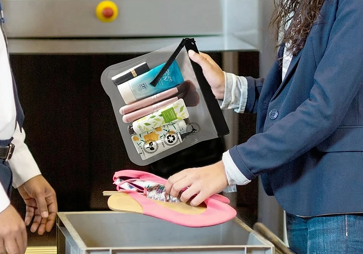 Ahorra tiempo en el control de equipajes con estos neceseres transparentes de 8 piezas