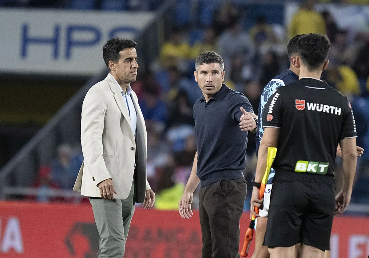 Funes, sobre el posible penalti sobre Dotor: «Le pedía al árbitro que fuera a verla, pero dijo que tenía claro que no era»