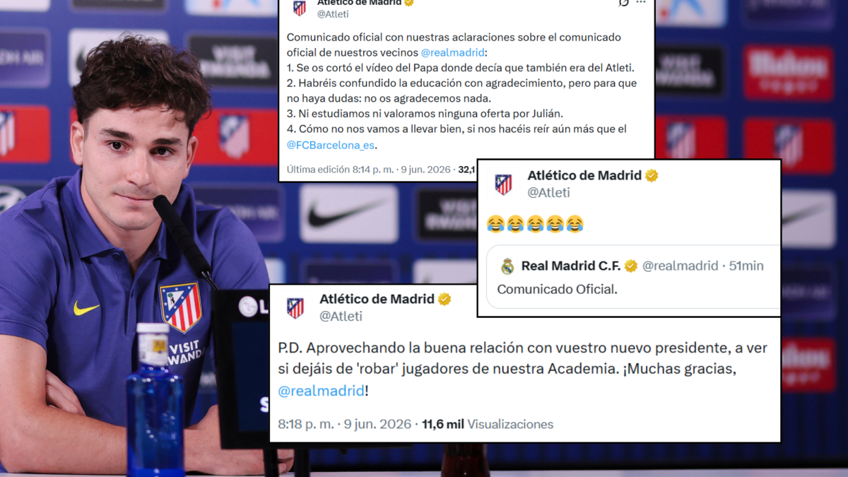 El Atlético se ríe de la oferta de Florentino por Julián<br>