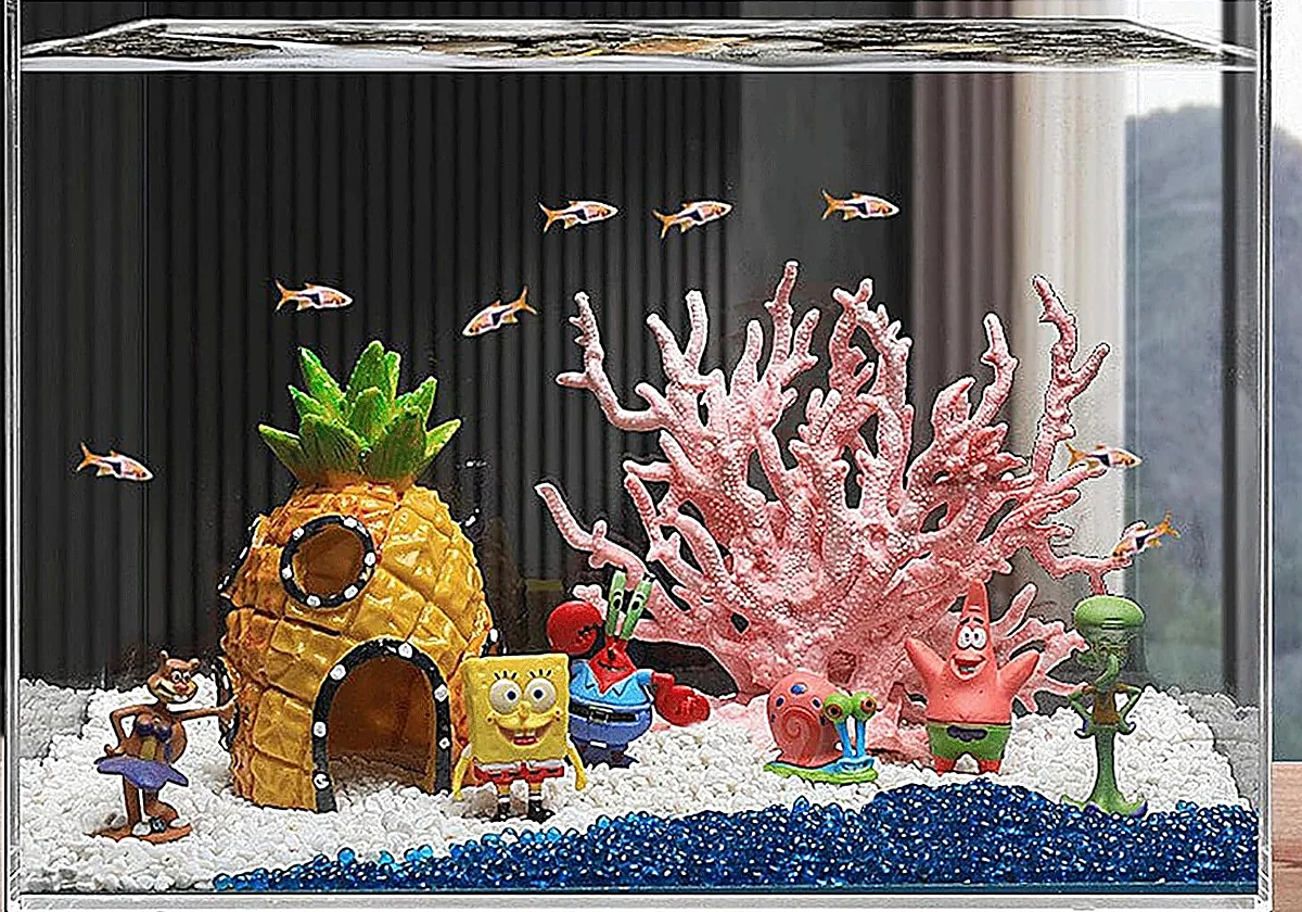 Los mejores objetos para decorar acuarios y crear escenas submarinas