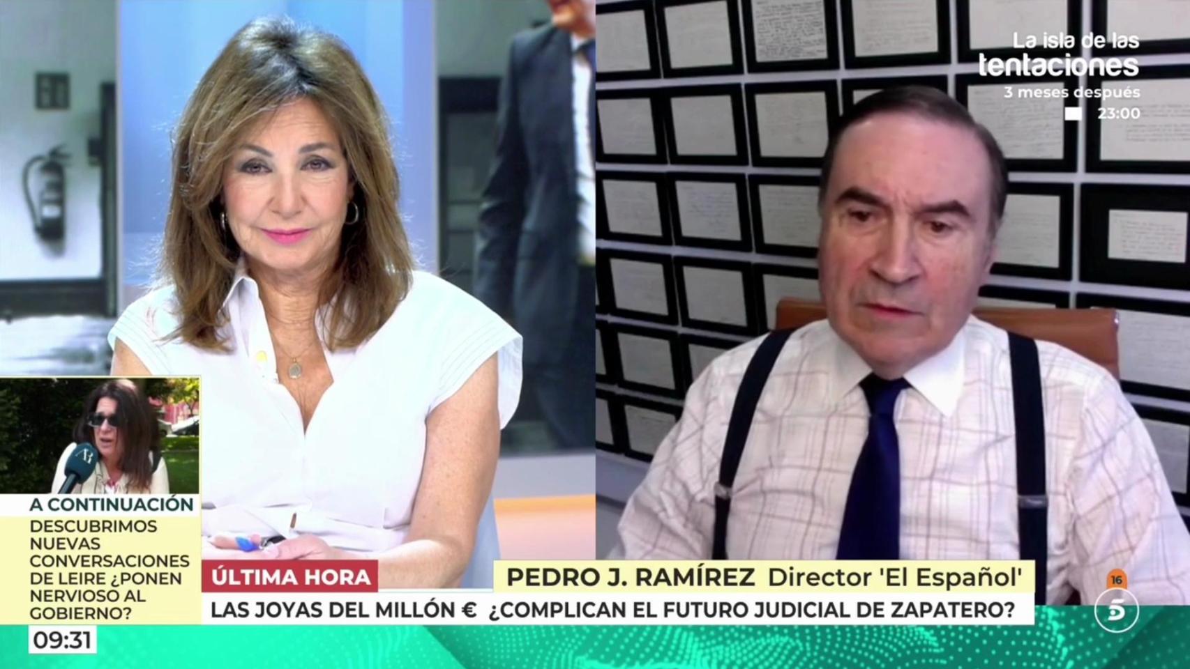 Pedro J. en 'AR': "Los collares de Zapatero van a terminar estrangulándole si no es capaz de explicar su origen al juez"