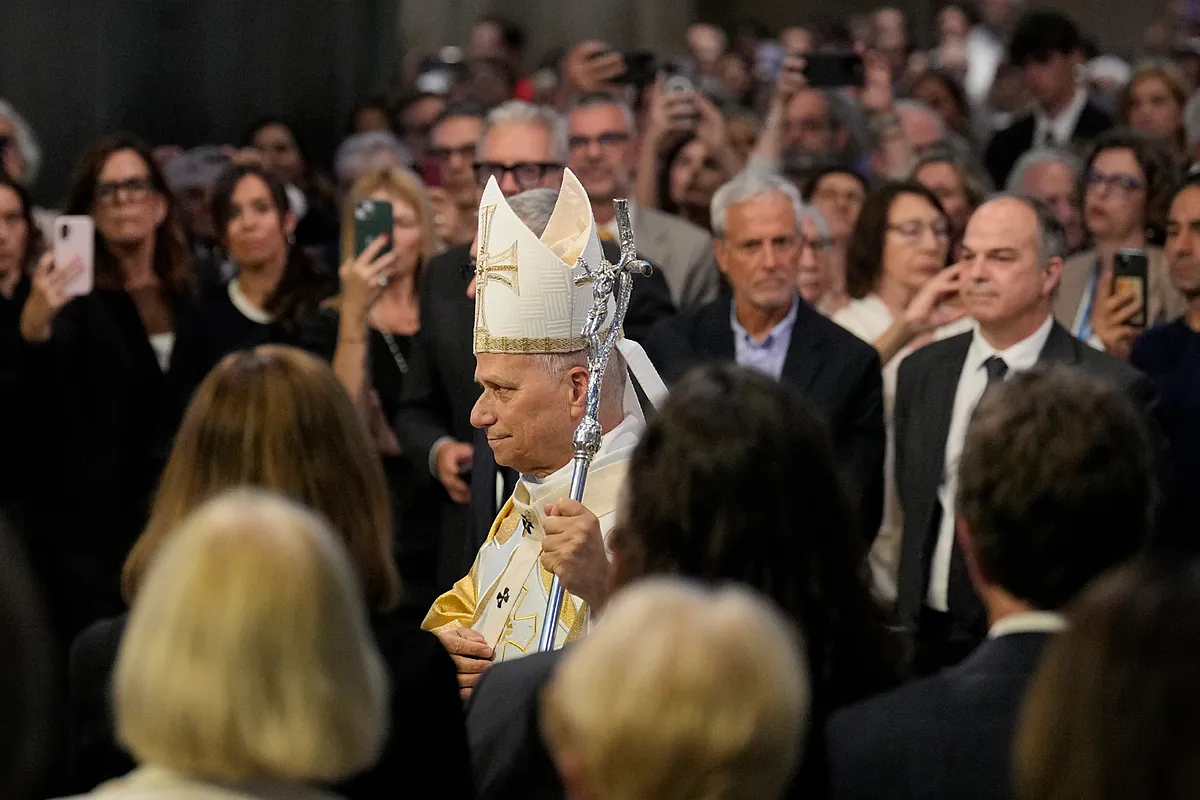 León XIV, en la Sagrada Família: "No podemos creer en Jesús y promover la guerra"
