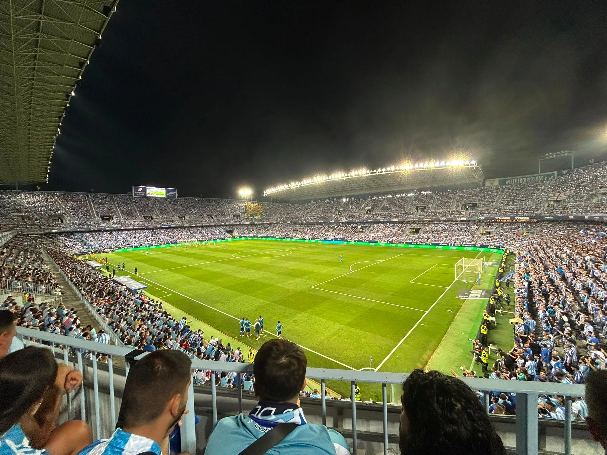 Los 'play-off' del Málaga marcan un récord de público: 29.937 espectadores en La Rosaleda