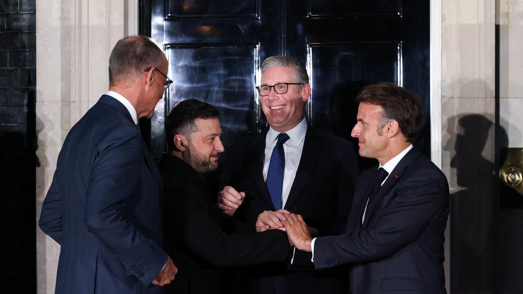 Meloni y Tusk (pero no Sánchez) protestan por quedar fuera de la cumbre del directorio europeo con Zelenski