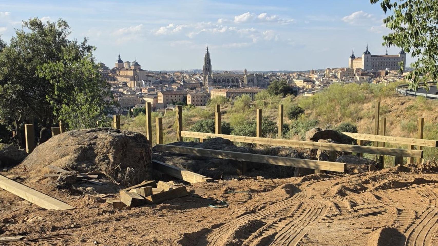 El PSOE de Toledo tilda de "desastre ecológico" las obras en la Ronda del Valle: "No han informado de manera clara"
