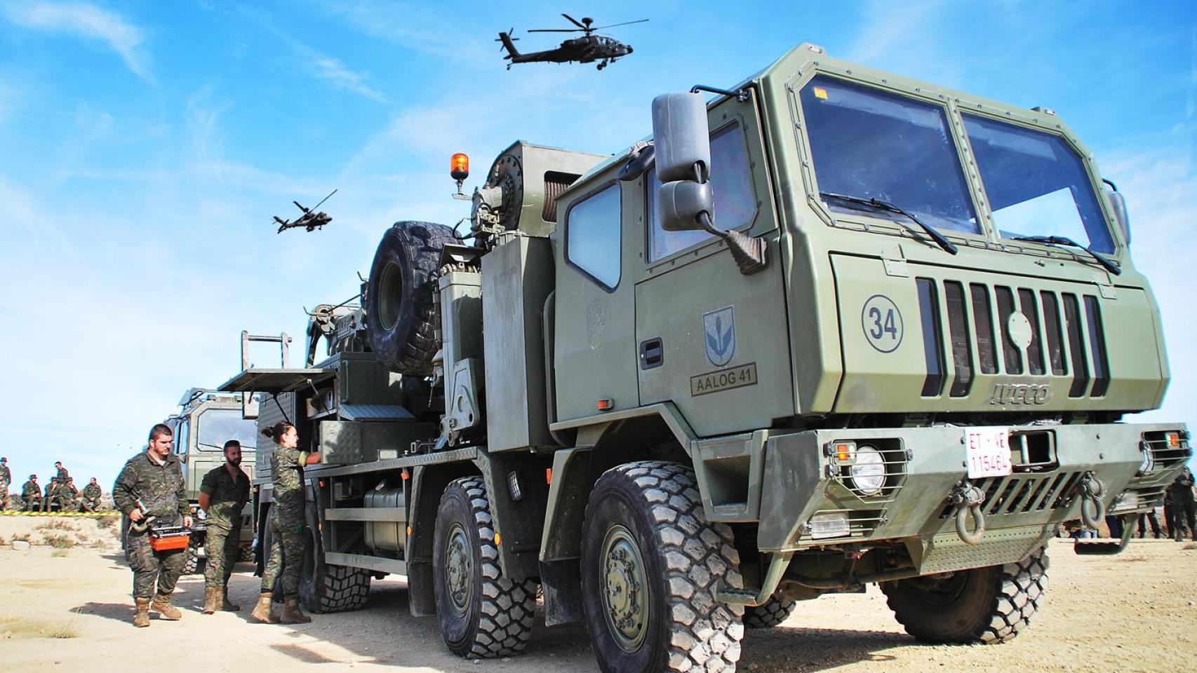 Indra, Scania, Daimler, Iveco y Volvo pasan a la siguiente fase del programa de camiones para el Ejército de Tierra