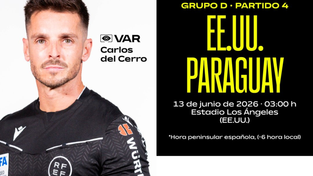 Habrá españoles en el Mundial: Del Cerro Grande estará en el Estados Unidos vs Paraguay