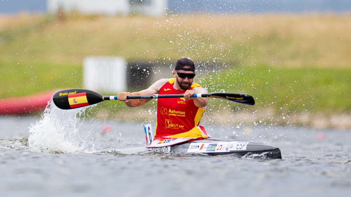 Carlos Arévalo, campeón de Europa de K1 200