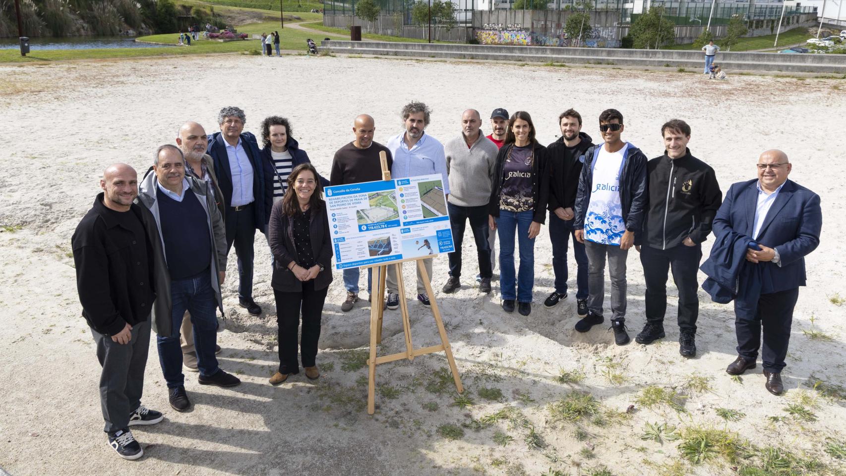 A Coruña invertirá casi 120.000 euros en la zona deportiva de San Pedro de Visma