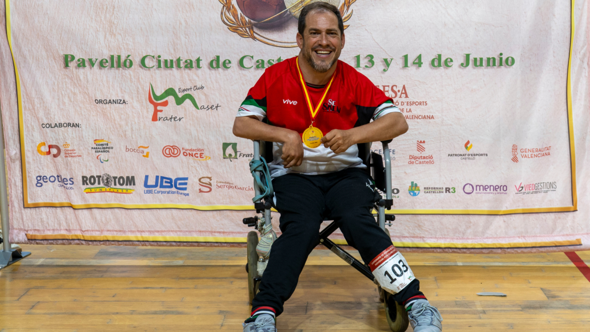 El Langui sigue imparable: ¡campeón de España de boccia!