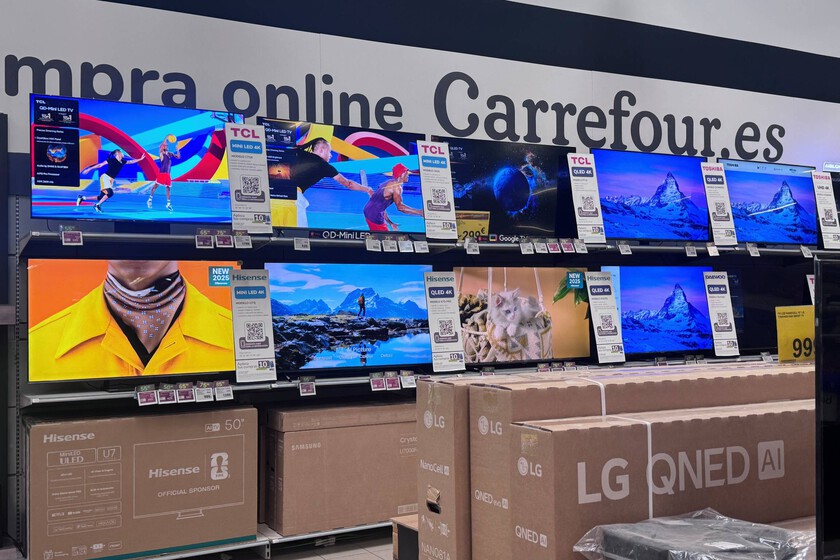 Carrefour está liquidando hoy esta LG MiniLED de 85 pulgadas para salones grandes y te regala 188 euros para próximas compras