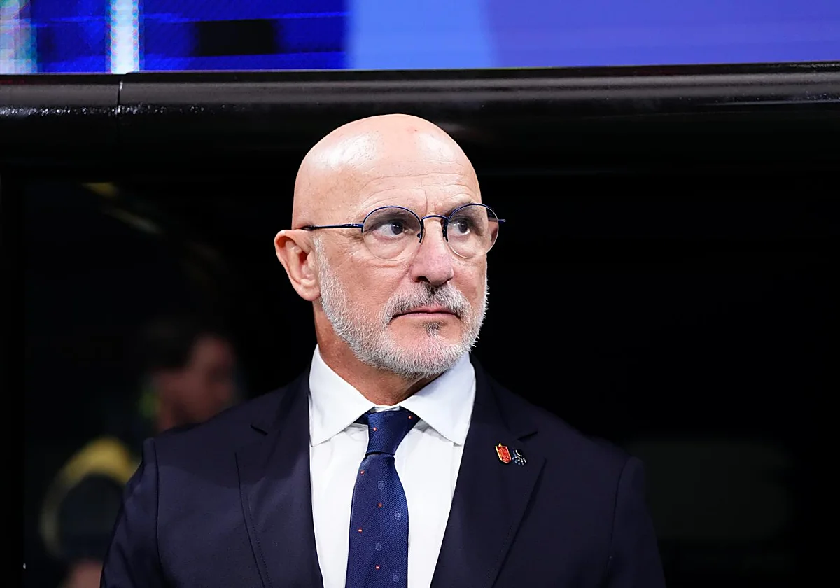 La cara de Luis de la Fuente, el reflejo del daño