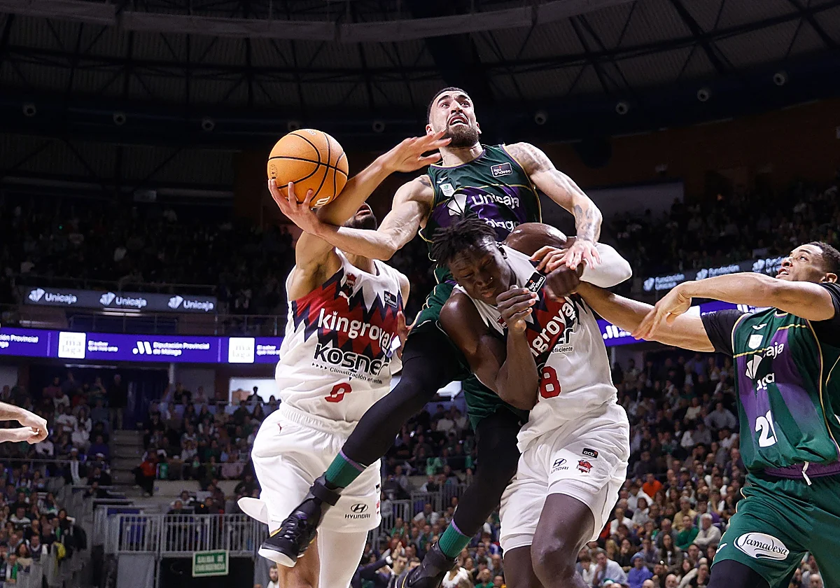 Clasificación Liga ACB: el Unicaja pierde un puesto antes de visitar al Madrid