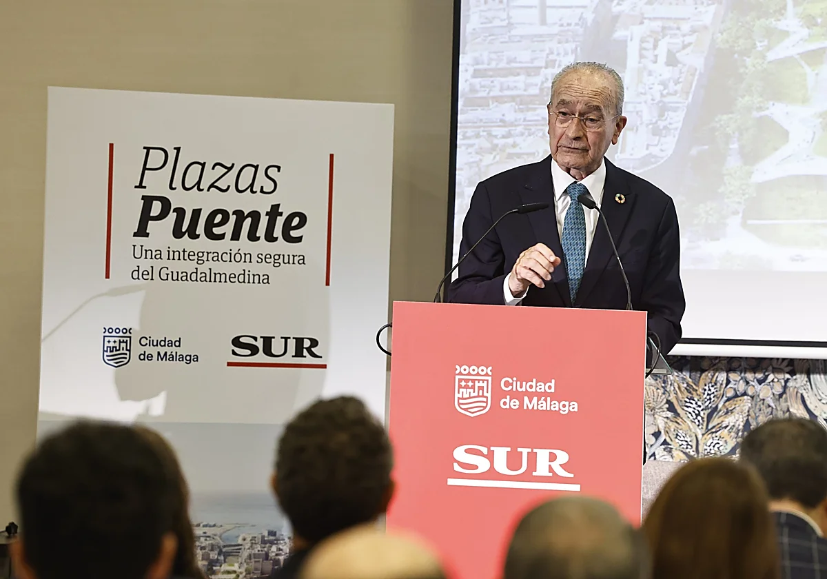 De la Torre confía en los fondos europeos y en el apoyo de la Junta para acelerar el plan del Guadalmedina