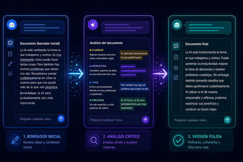 La técnica que usan los expertos para sacarle el máximo partido a la IA: encadenar modelos para refinar el resultado